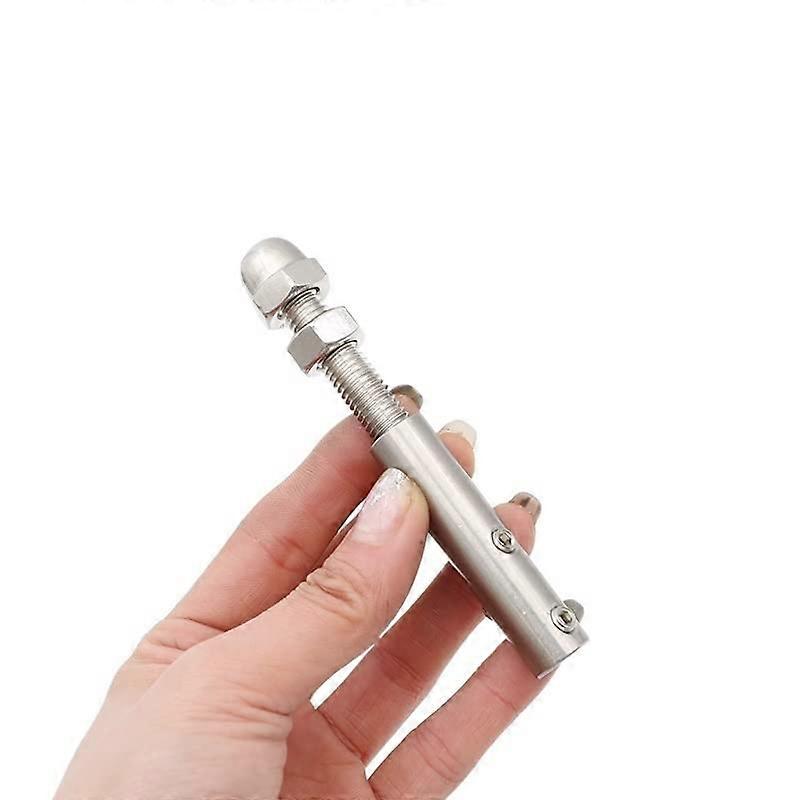 Wire Rope Clamps For 8mm Cable Railing, Threaded Stud End, Toggle Anchor Terminal With Hexagon Grub Screw Bolts 1pc
