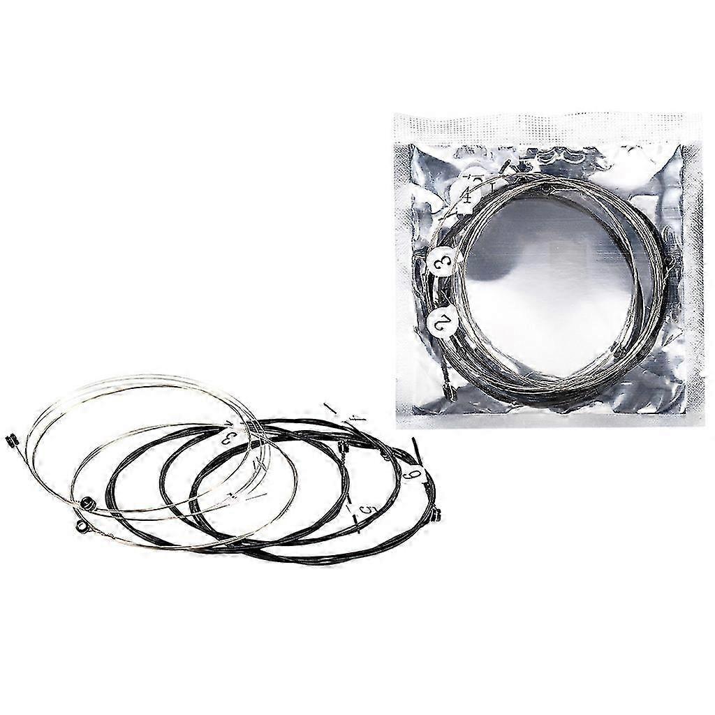 6pc String Guitar Strings Steel Strings for Electric Guitar Replacement Parts 2025