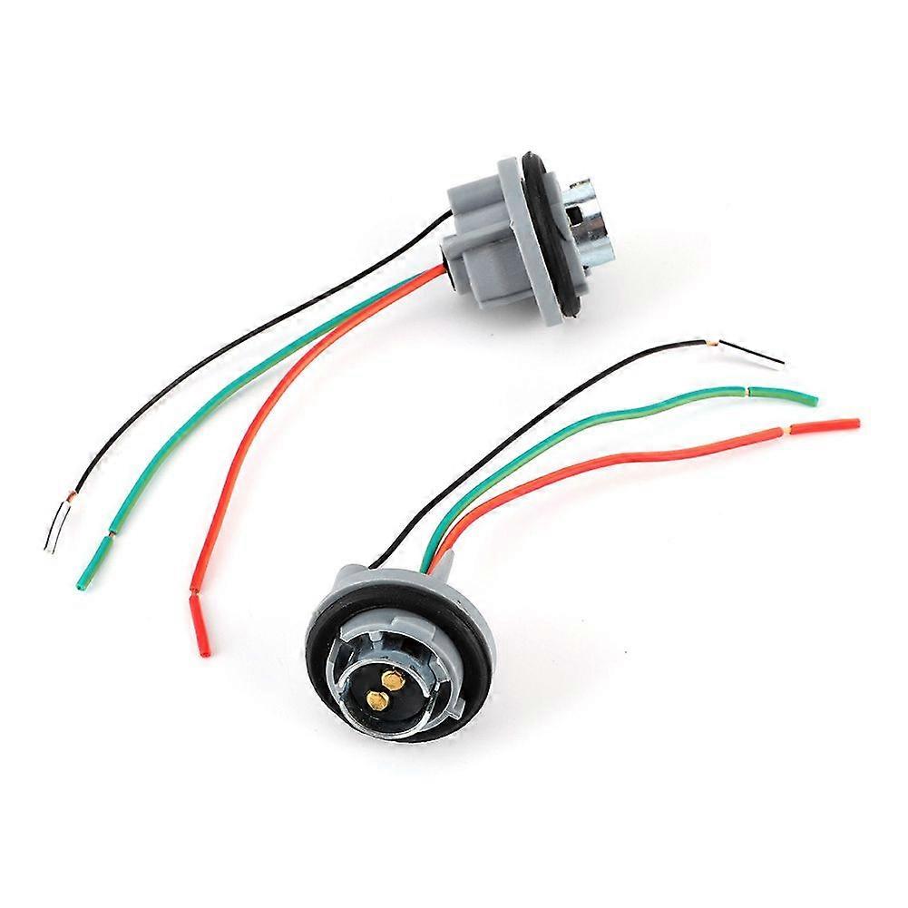 BAY15D/1157 Iron Core Lamp Holder Adapter Base Socket Connector Harness Plug for Brake / Stop / Turn Signal Light