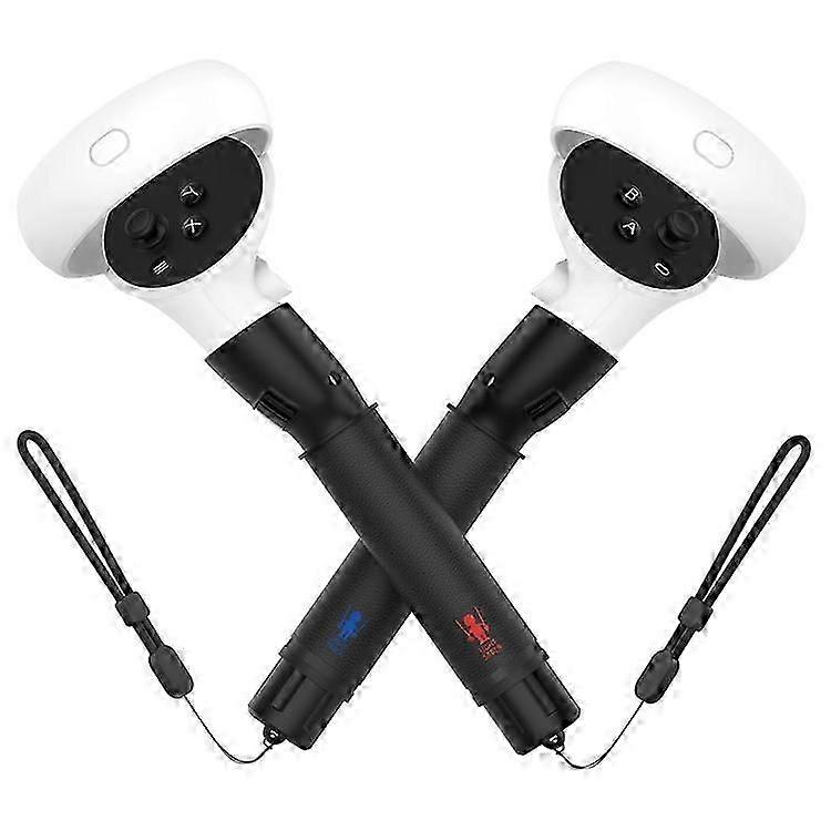1 Pair Compatible For Meta Quest 2 VR Extension Grips VR Game Controllers Handle