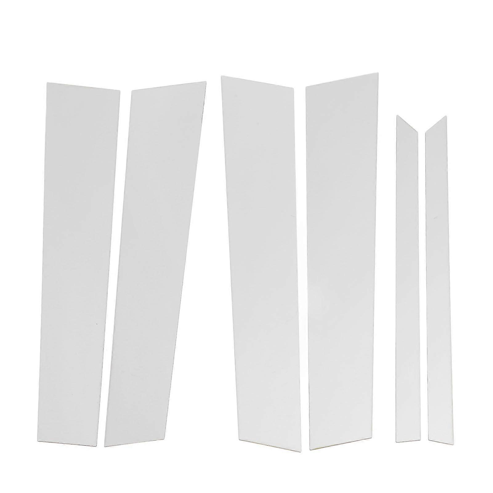 6PCS Pillar Post Trim PC Chrome Cool Look Adhesive Window Pillar Post Cover Replacement for Benz M ML-Class W164 2006 to 2011