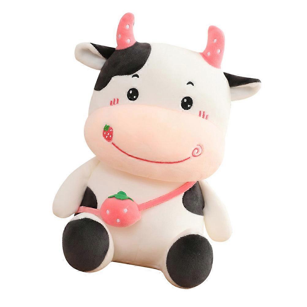 Lovely Cow Doll Toy for Kids Playing 1Pcs Soft Plush Throw Pillow Plaything