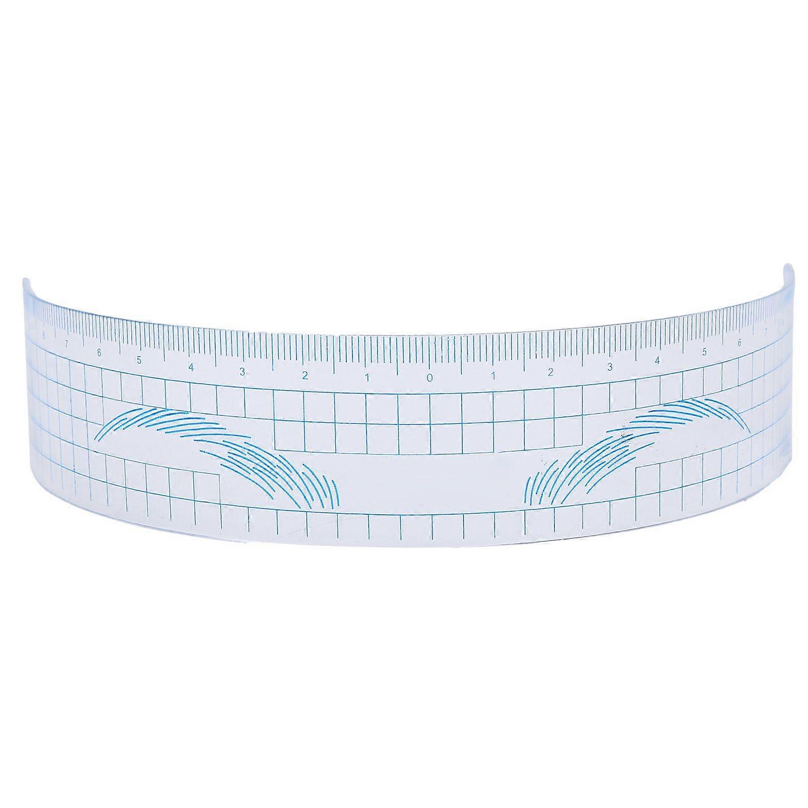 Portable Eyebrow Ruler Microblading Brow Shape Design Positioning Ruler Measuring Tool