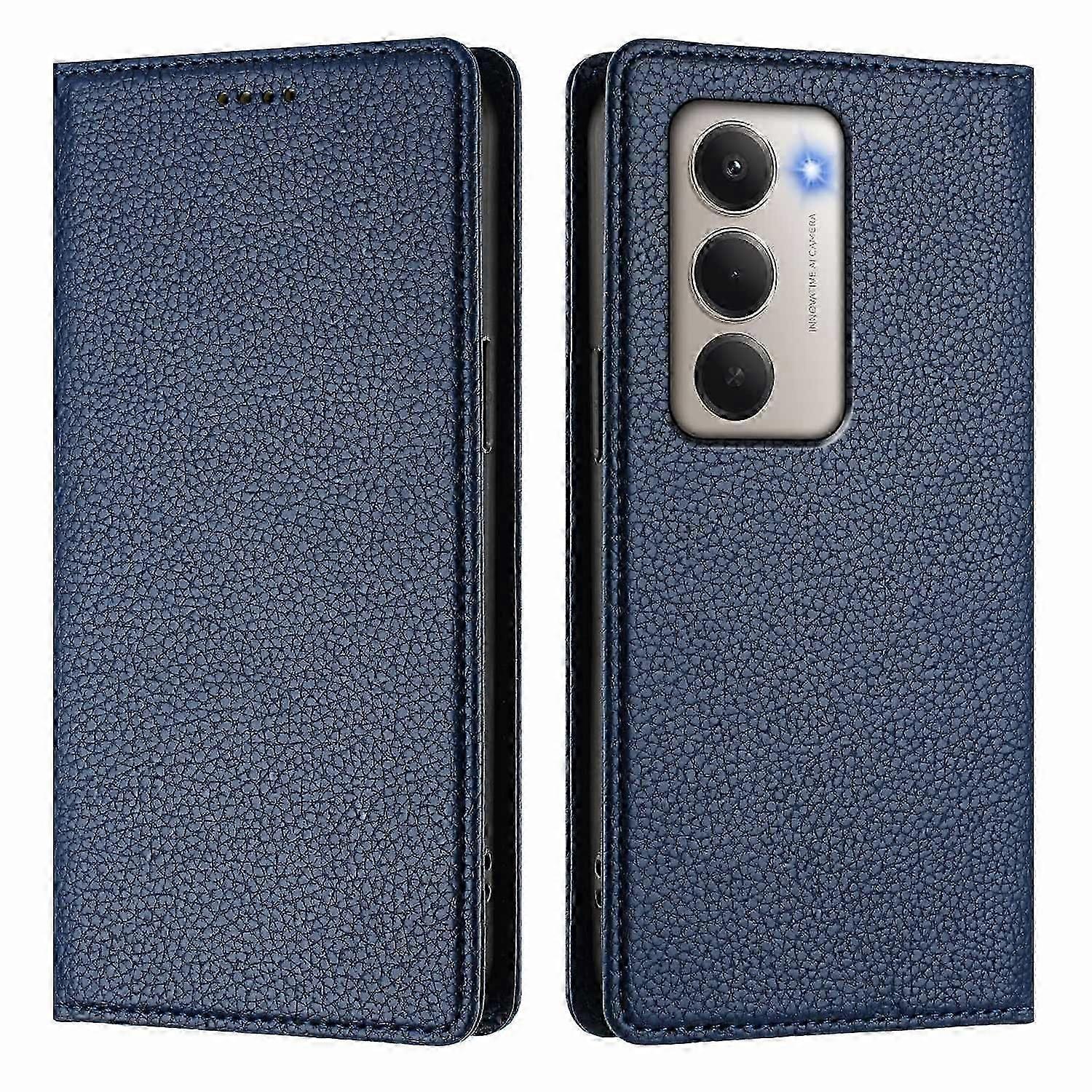 For Xiaomi Redmi 15 5G Wallet Case RFID Blocking Litchi Texture Leather Mobile Cover