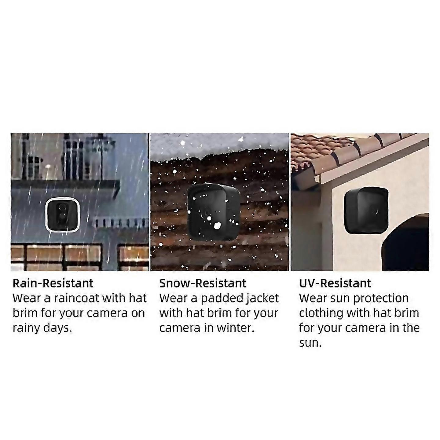 For Camera Protective Case With Hat Brim Camera Case Housing Antiscratch Dustproof For Blink Outdoor