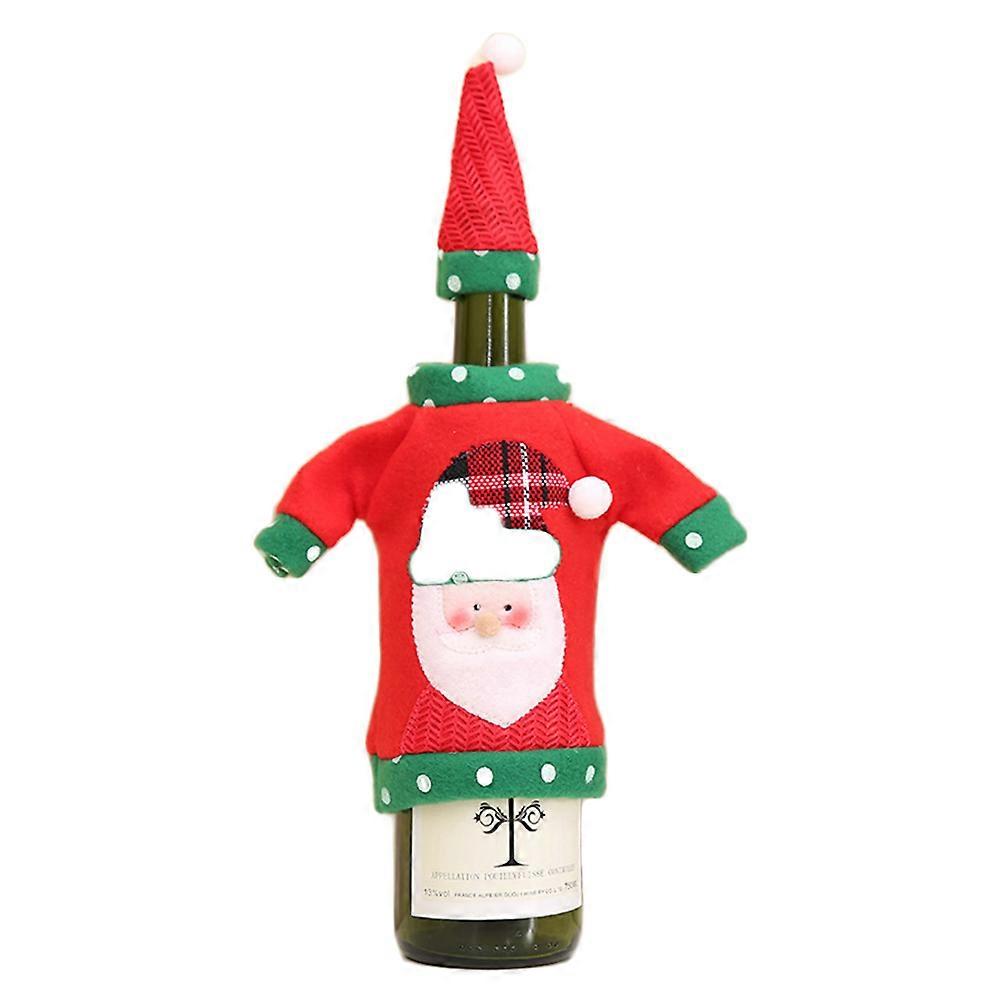 Sweater for Elderly Christmas Decoration Santa Pattern