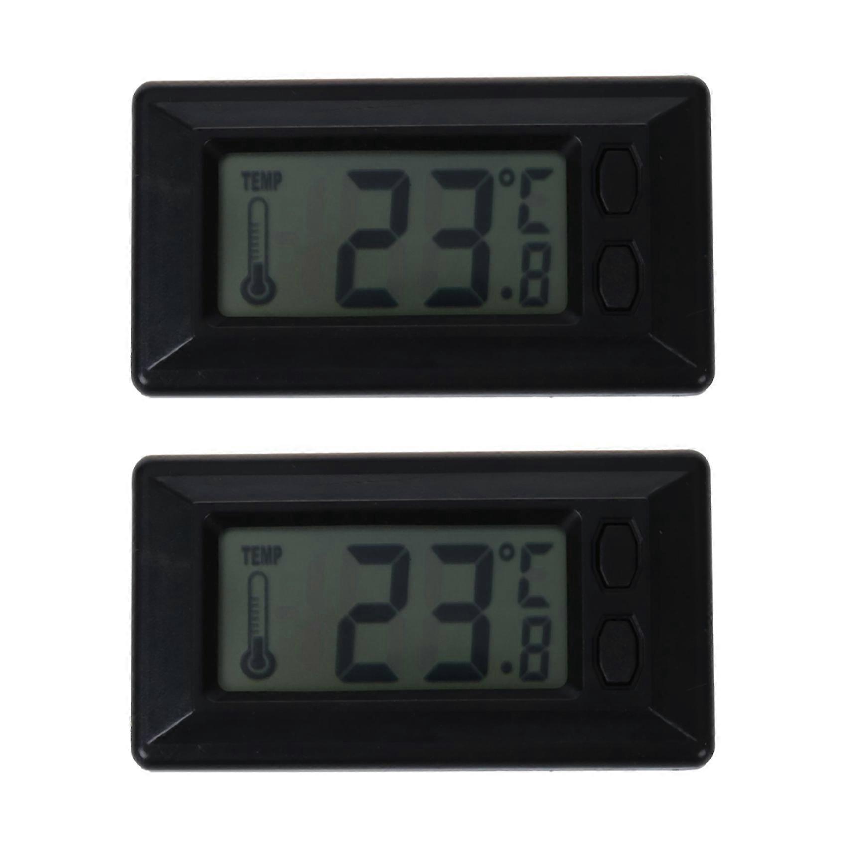 2X LCD Display Digital Car Indoor Temperature Thermometer