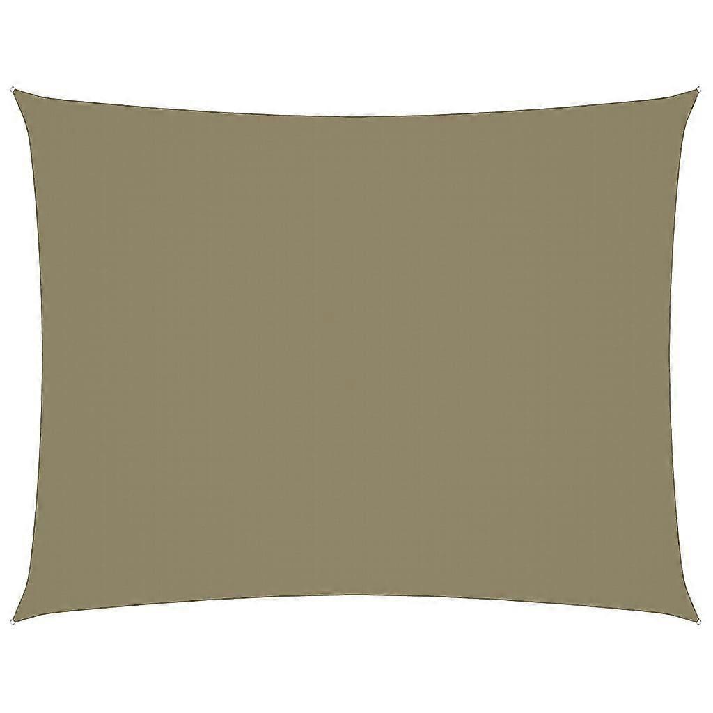 Sunshade Sail Oxford Fabric Rectangular 3.5x4.5 M Beige