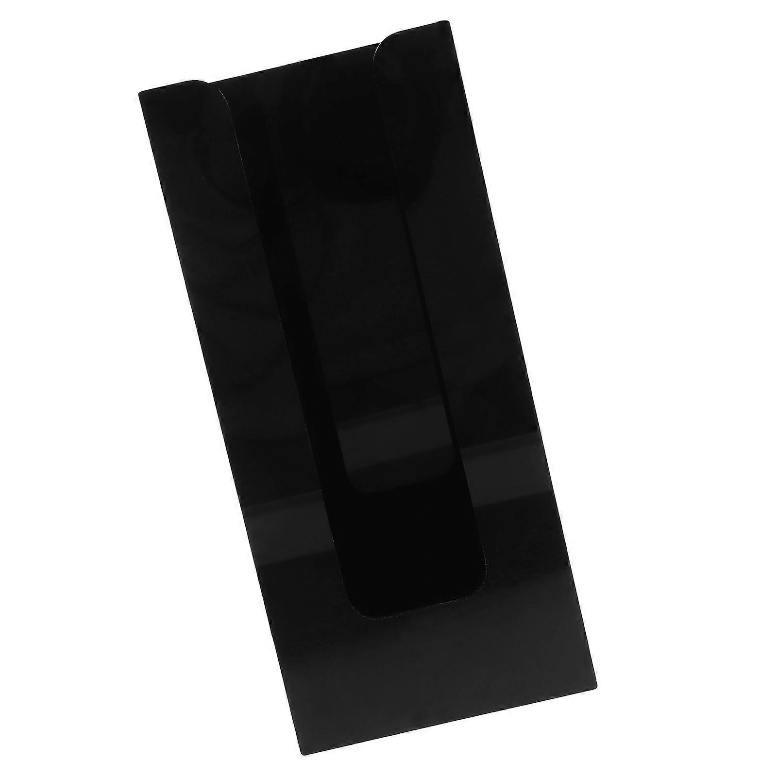 Paper Cup Lid Organizer for Desktop Use 2Pcs Black Acrylic