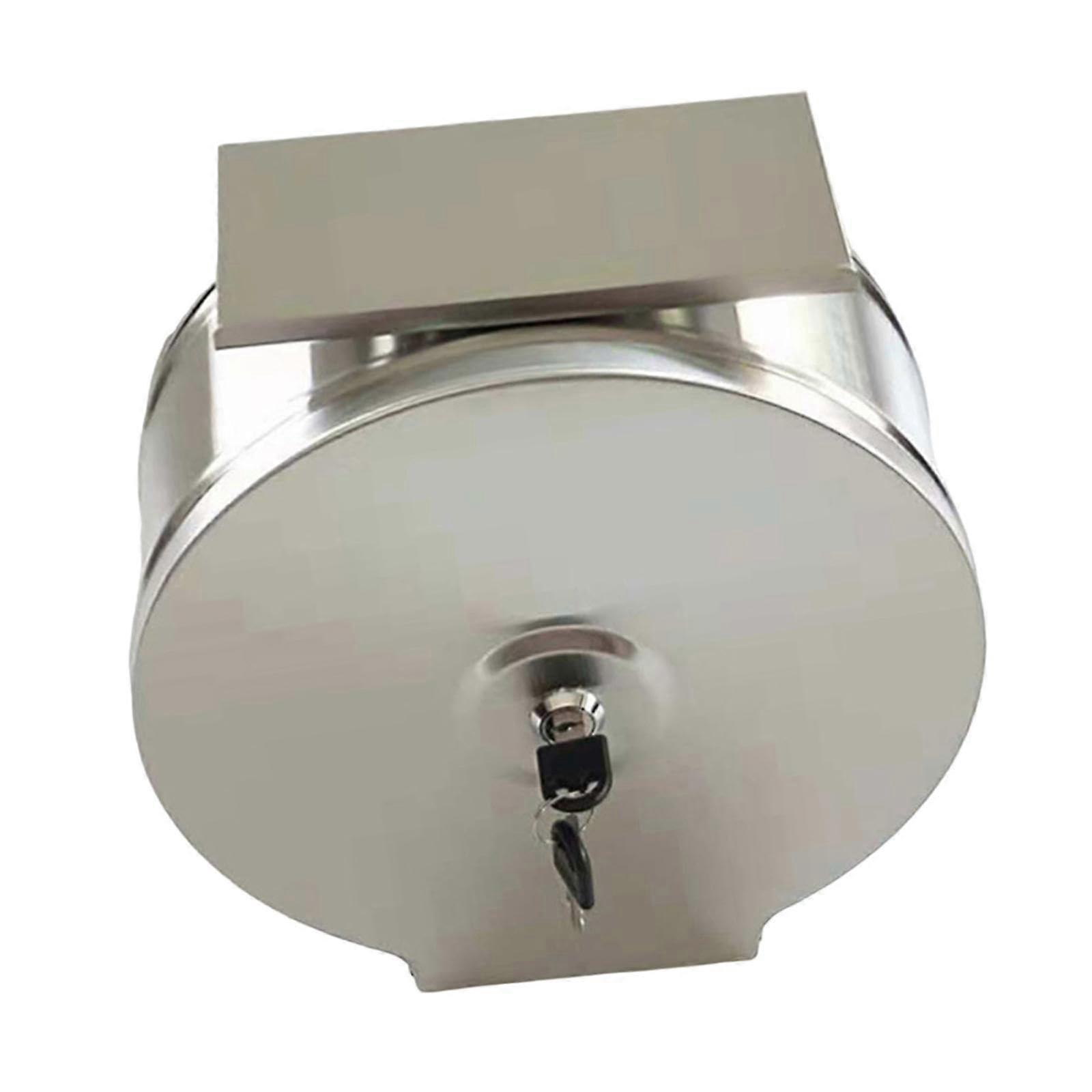 Commercial Toilet Paper Dispenser Wall Mount Holder for Schools and Centers, Durable Plastic, Standard Size, Easy Refill