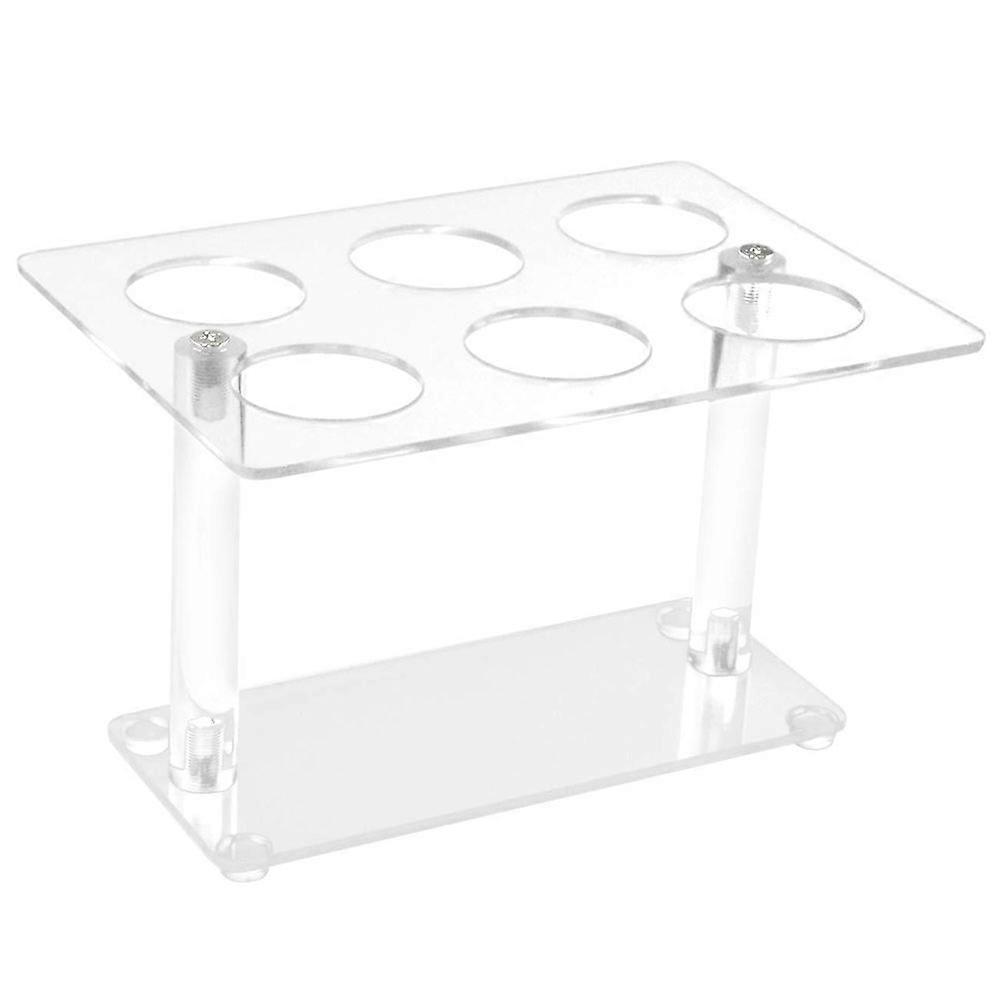 Ice Cream Holder Acrylic for Storage with 2Pcs Transparent Stand