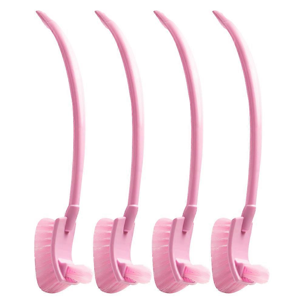 Wc Cleaning Tool Long Handle Toilet Brush for Bathroom Use 8Pcs Pink