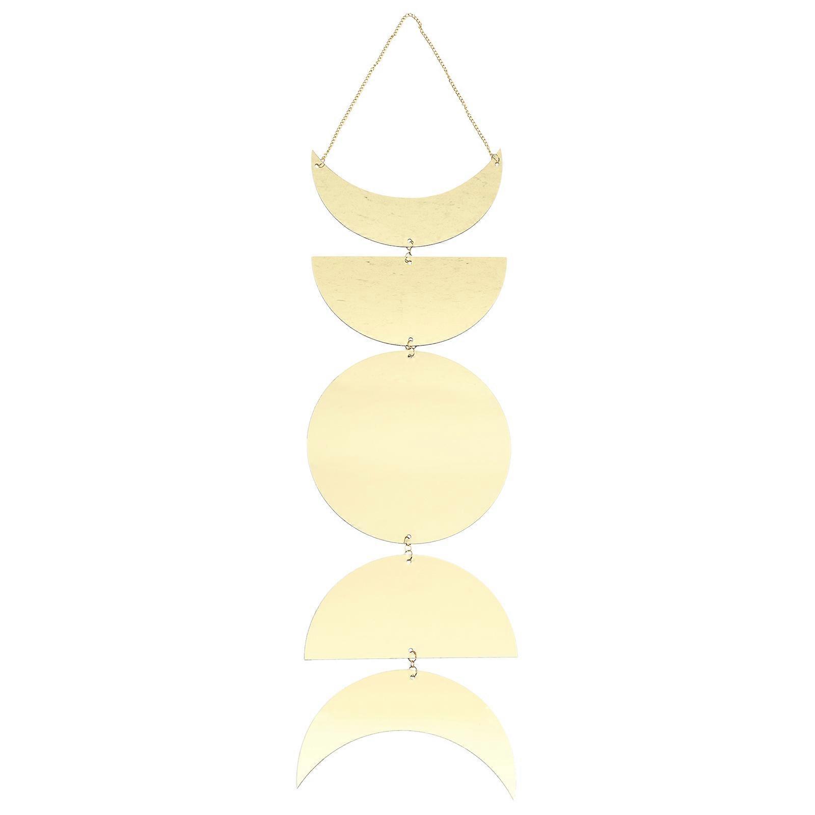 Moon Phase Hanging Mirror Acrylic Mirror for Home Decoration