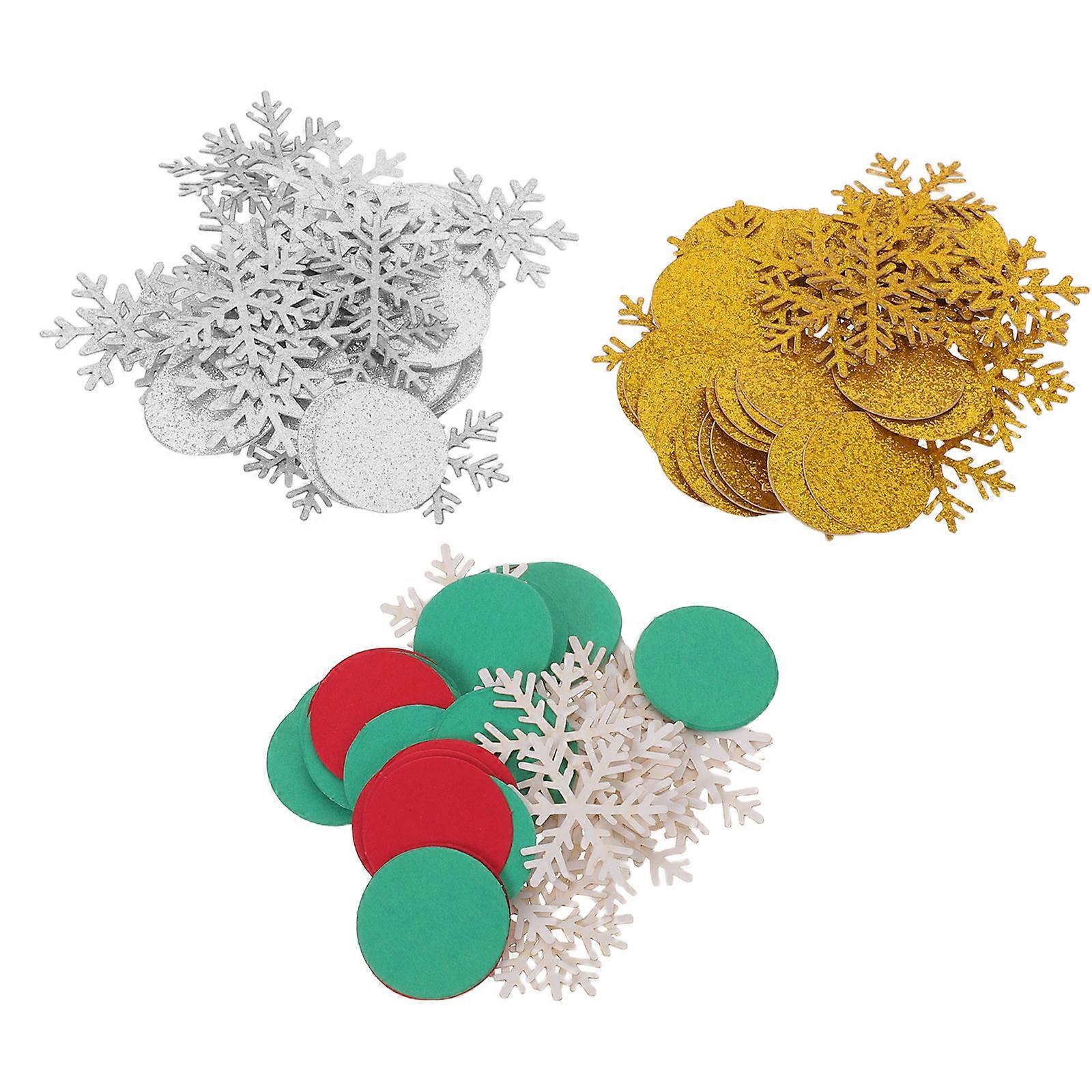 Christmas Snowflake Confetti Paper for Festive Decor 900Pcs