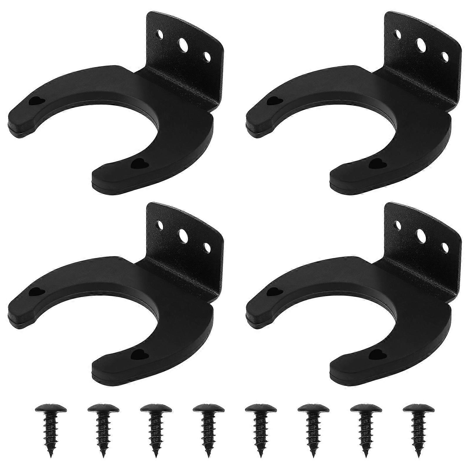 Microphone Wall Mount Holder Silicone Microphone Hook for 8Pcs Usage