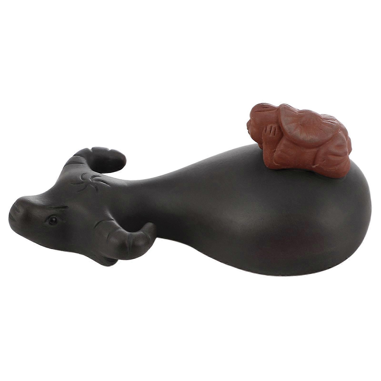 Purple Clay Tea Pet Decorative Tea Pet for Home with 2Pcs Set