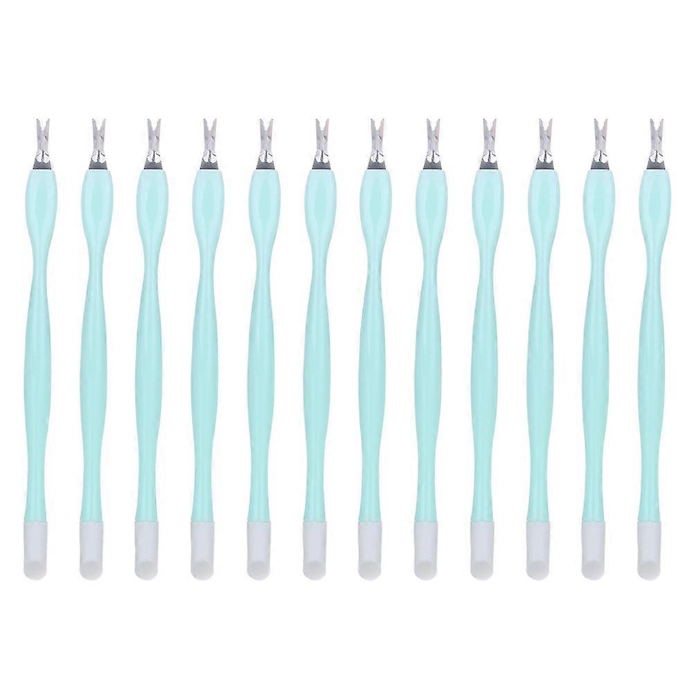 30Pcs Manicure Care Dead Skin Fork Tool For Daily Use With Assorted Color And Stainless Steel