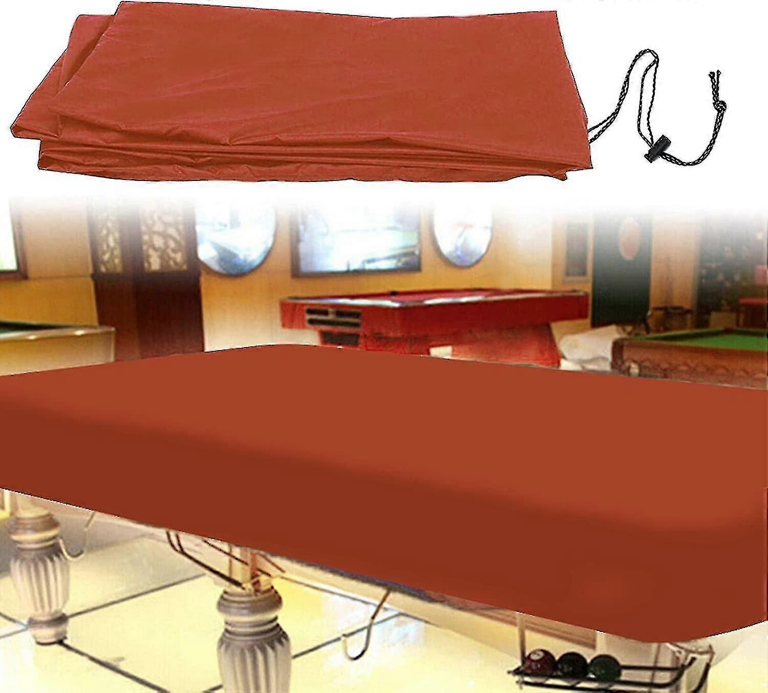 Pool Table Cover,durable Oxford Billiard Pool Table Cover With Drawstring Washable Pool Table Cover