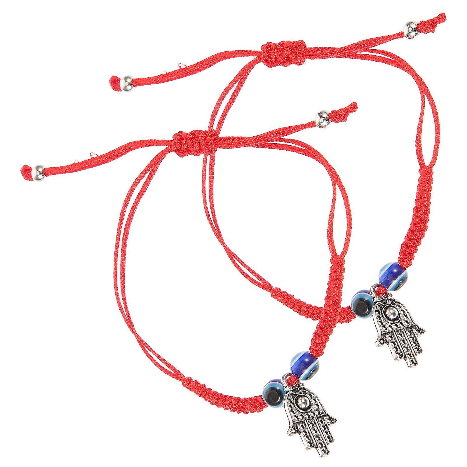 Red String Bracelet 6Pcs Evil Eye Bracelets for Decoration