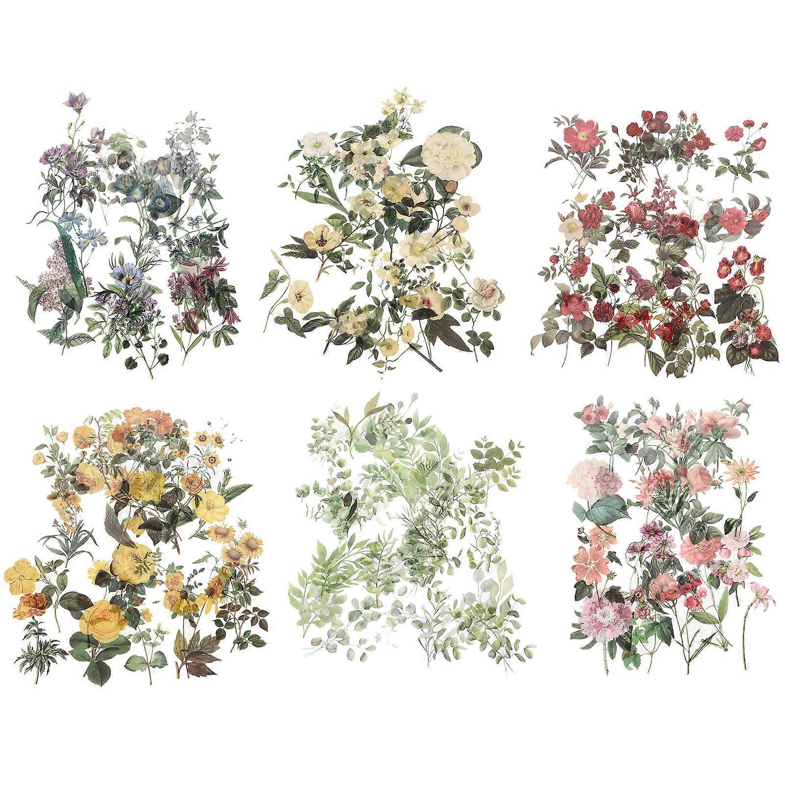 Rectangular Scrapbooking Stickers 30Pack Journaling Adhesive Stickers For DIY Lovers Craft Projects Multi Color