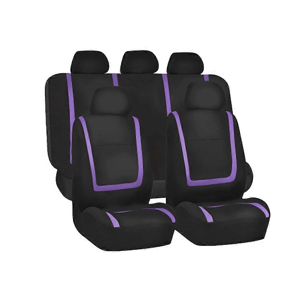 Universal Car Seat Protector Mat for Car Seat Use Violet 27Pcs Set