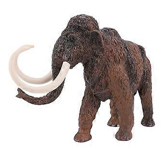 Woolly Mammoth Figurine Simulated Large Elephant Statue Ancient Animal Model Toy for Kids