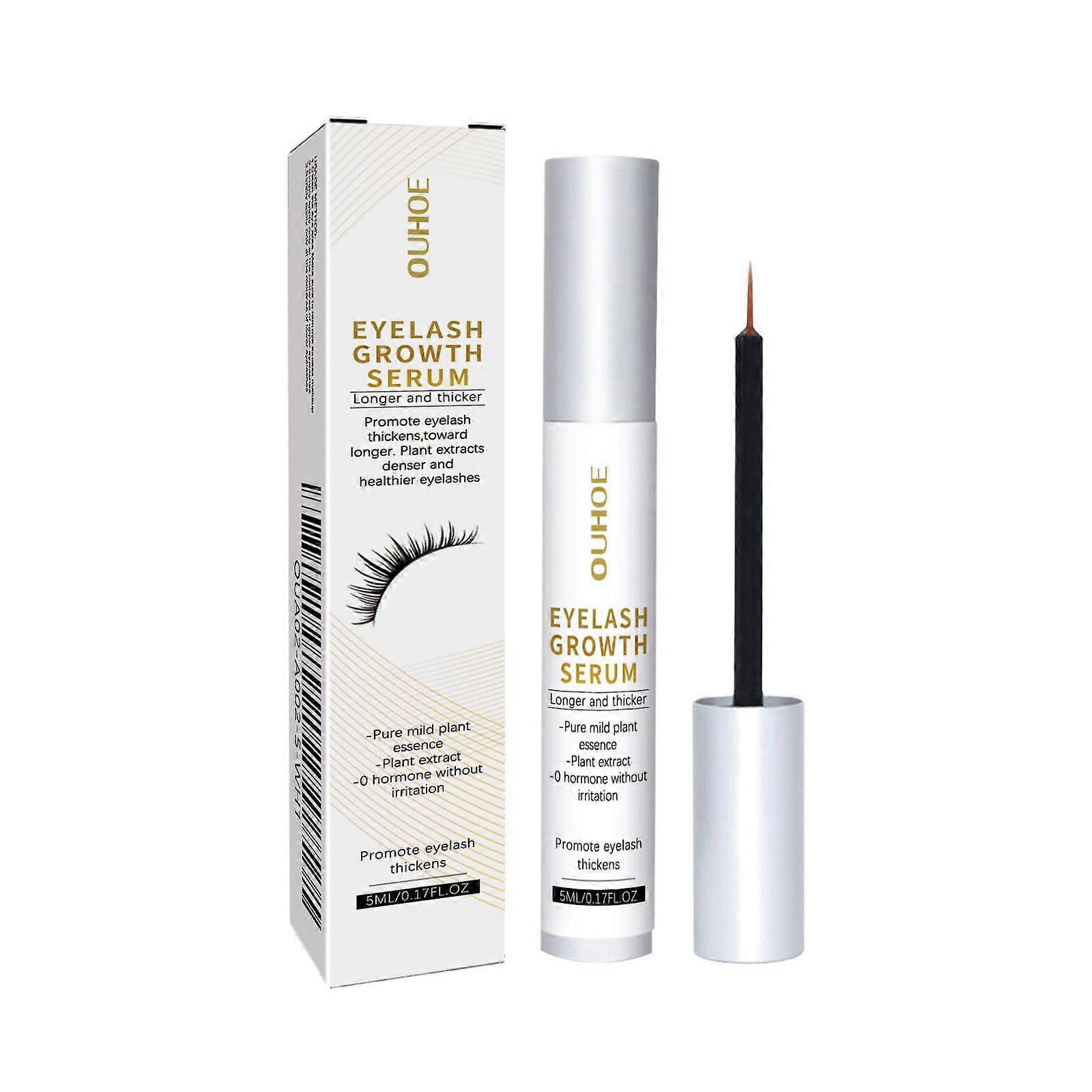 OUHOE Eyelash Growth Serum, Gentle And Natural Moisturizing Beautiful Thick Long Black Curling Eyelash Without Trace