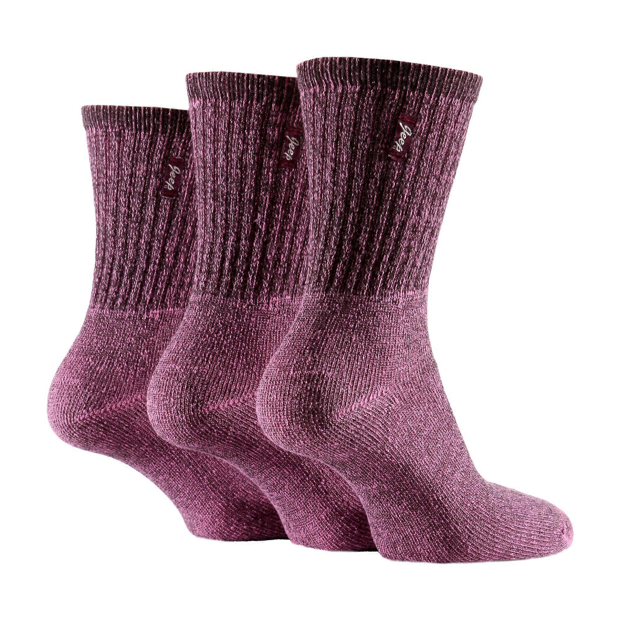 Jeep - 3 Pack Ladies Vintage Ribbed Socks