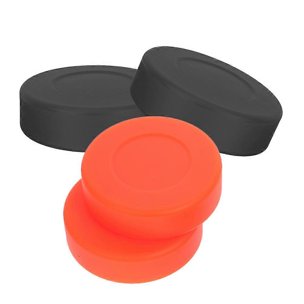 Professional PVC Ice Hockey Puck for Playing 4Pcs Assorted Color