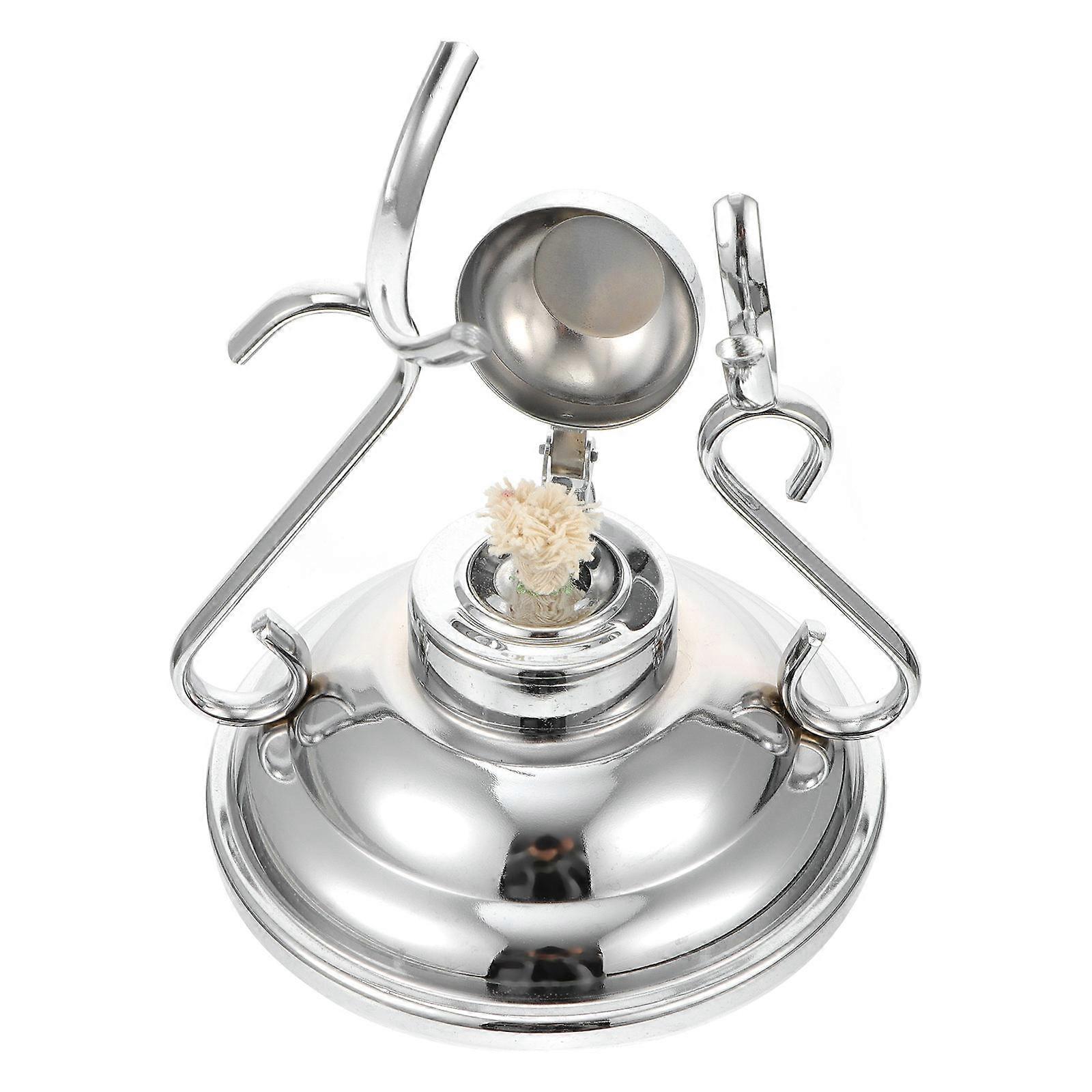 Display Rack Practical Cup Stand for Household 2Pcs Silver Desktop Use