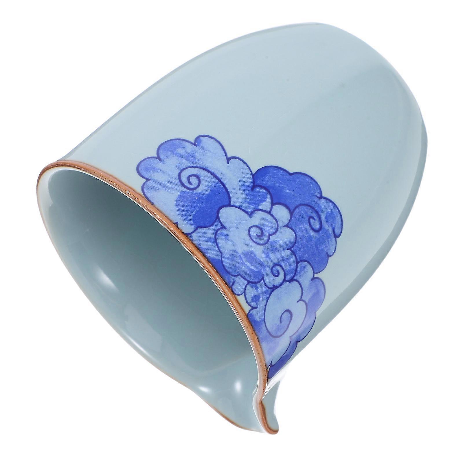 Ceramic Tea Set Porcelain Mug Traditional Craftsmanship Elegant Design For Social Interaction Enhancement 1Set