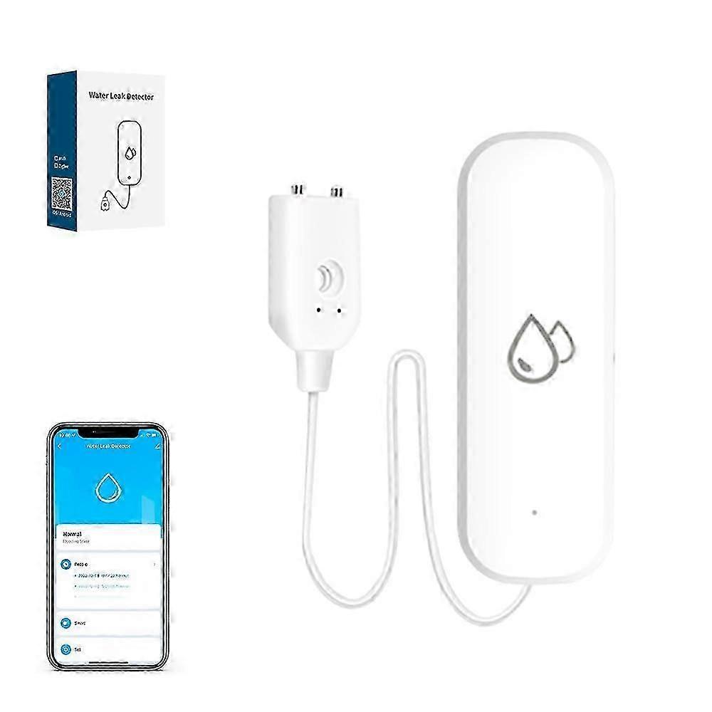 Zigbee Water Leak Sensor, Require Zigbee Hub, Detector Tuya for Alarm & Smart Home (4)