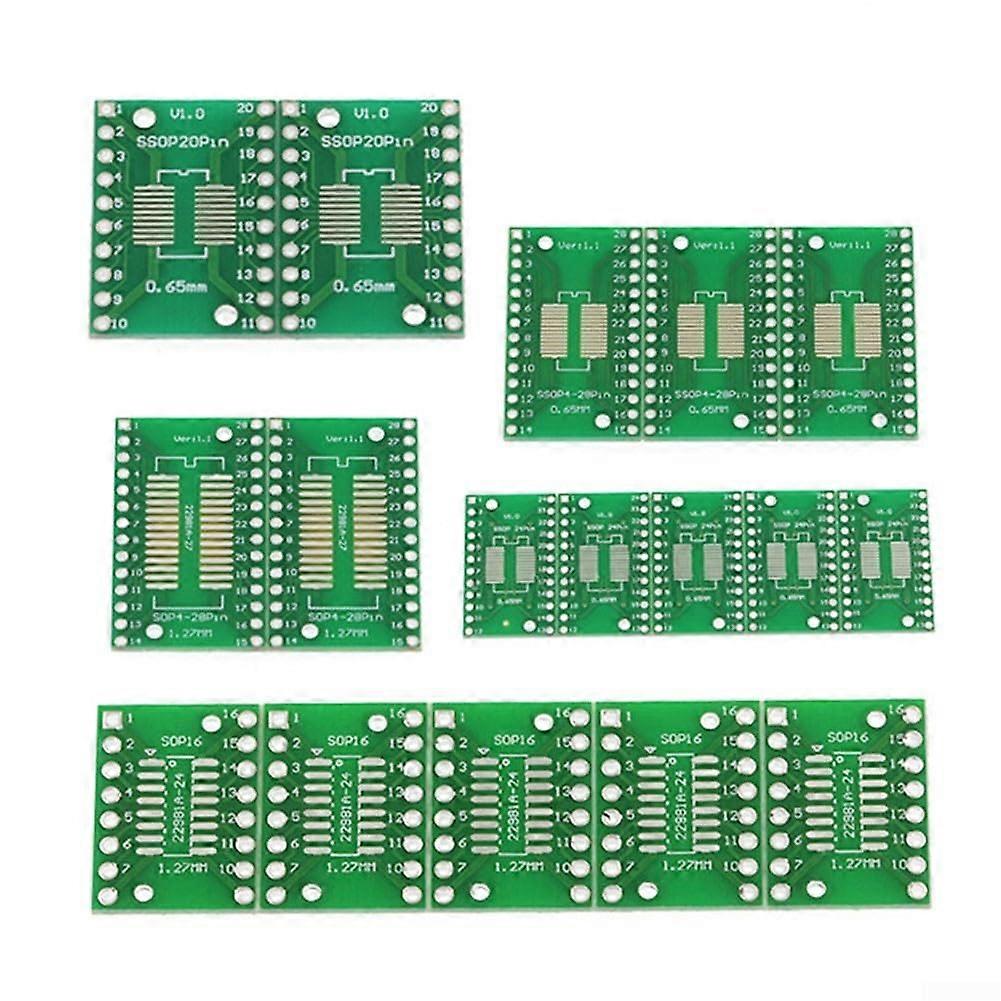 35PCS SOP8 SSOP8 TSSOP8 Conversion Board 8Pin And 4Pin Compatibility IC Adapter Set