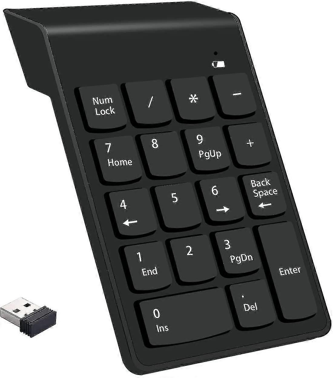 Usb Wireless Numeric Keypad 18 Keys Portable Mini Financial Accounting Rechargeable