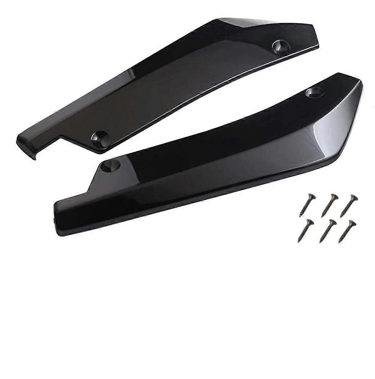 2Pcs Car Rear Bumper Lip Diffuser Black Finish for DS3 DS3 Racing DS3 Cabrio DS4 DS5 DS3 Crossback DS 4S