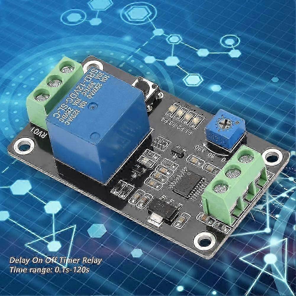 Delay Timer Relay Module Delay On Off Self-locking Delayed Controller Switch Board Dc 5v/12v/24v(dc5v)*1