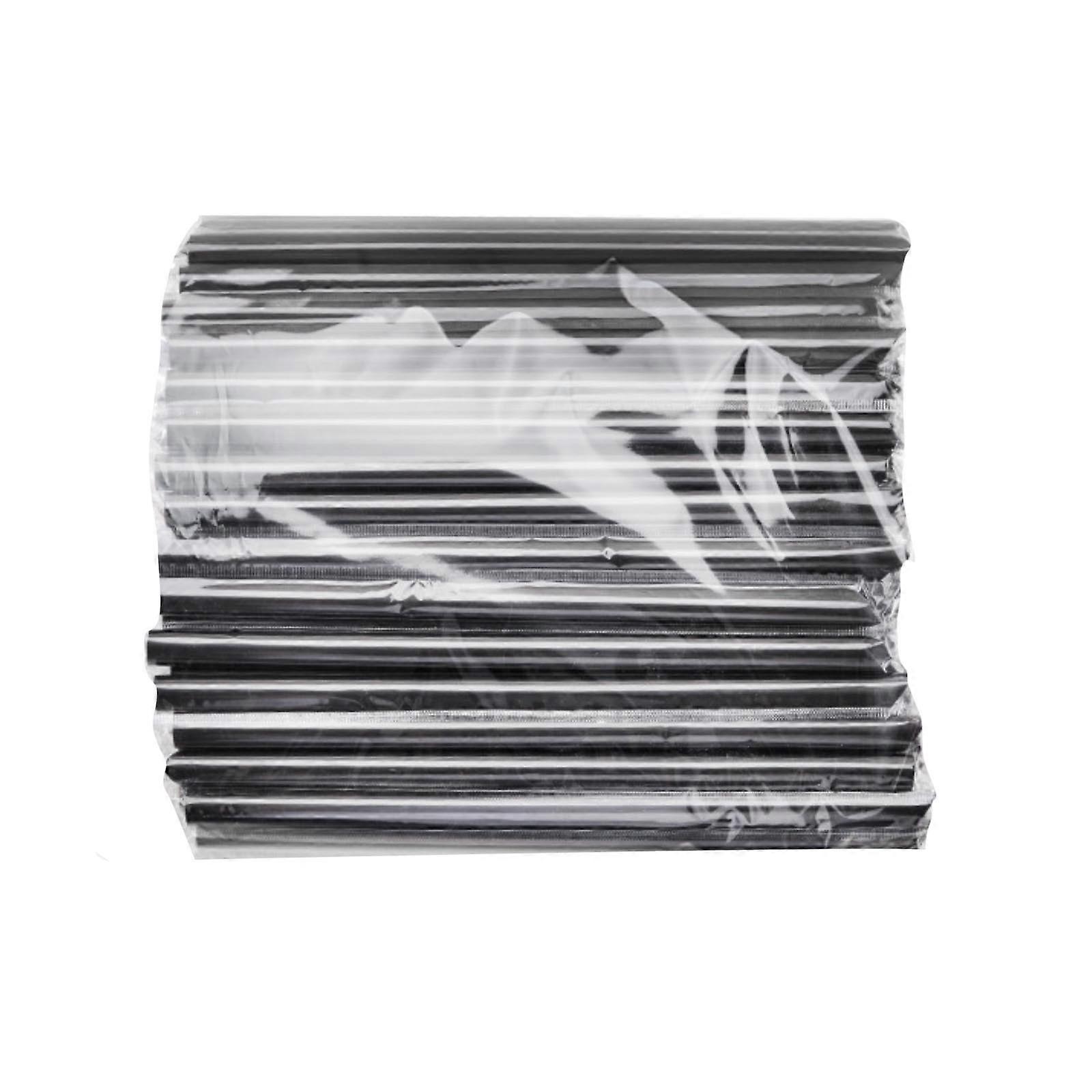 Generic Individual Packaging Black Straw Disposable Thick Straw,Black One Size