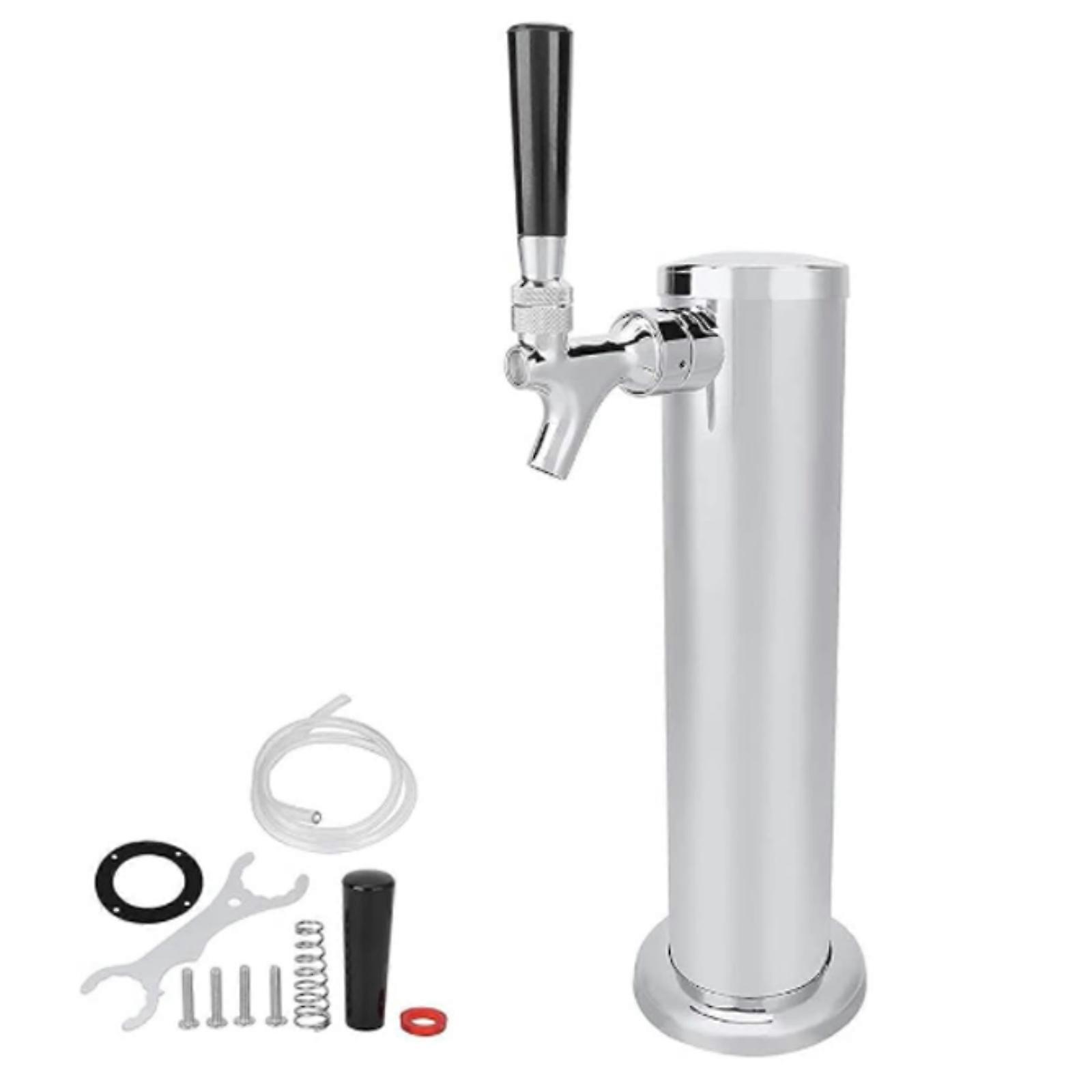 - Beverage Dispenser Column, Preconnected PVC Hose for Quick Installation in Pubs & Parties Multicolor