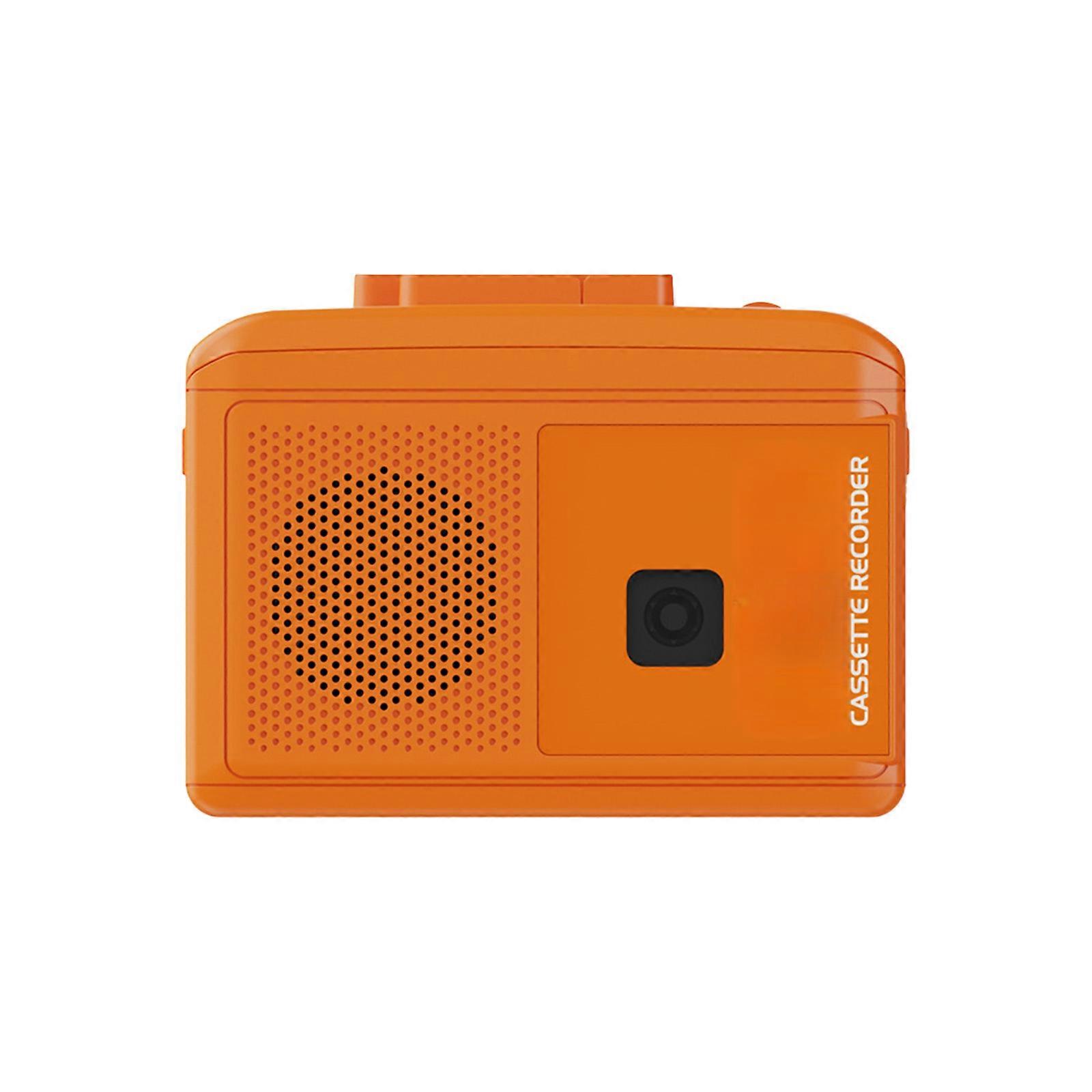 USB Powereds Portable Cassette Player Cassette To MP3 Converter 3.5mm Audios Output For Headphones Or Speaker Systems Multicolor