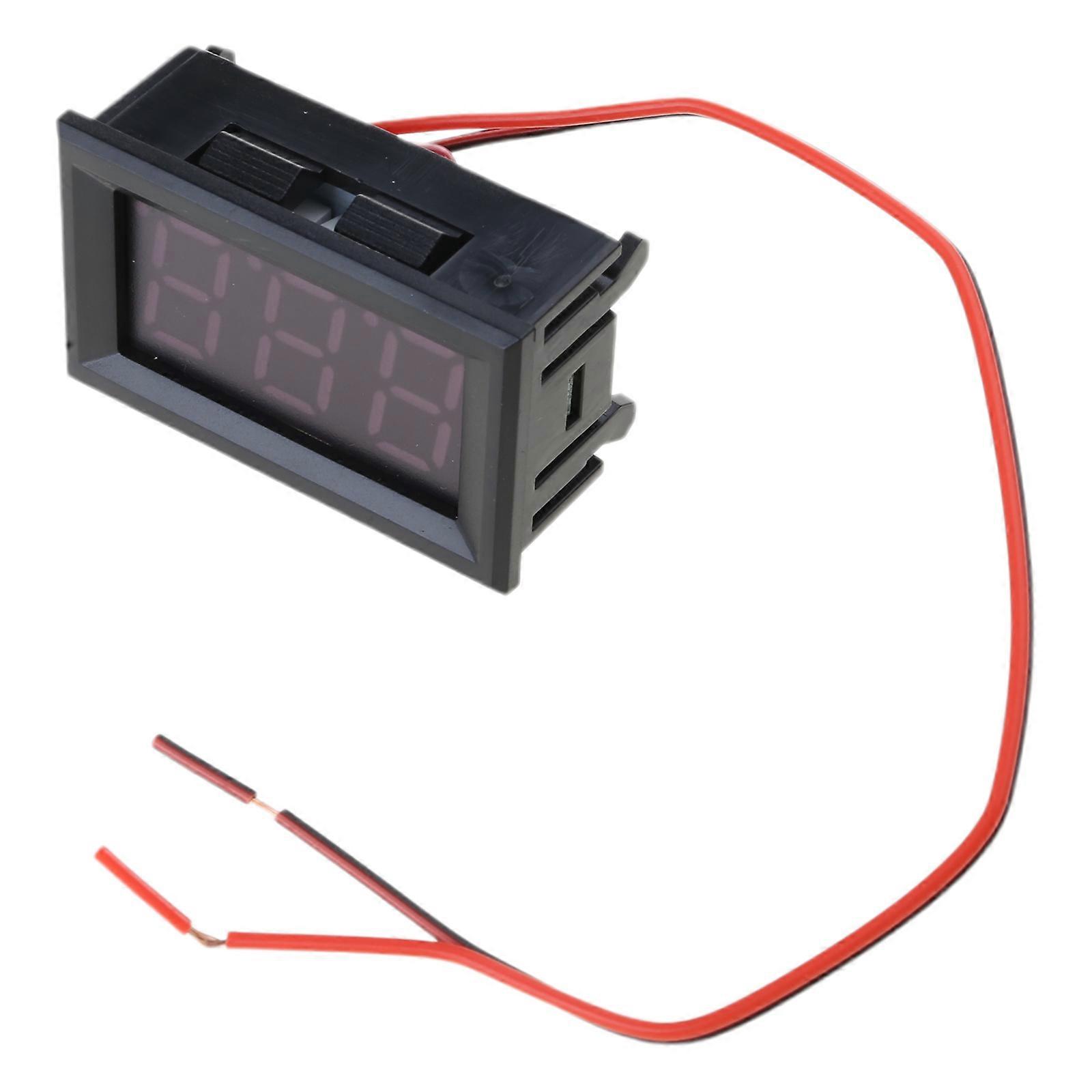 AC 50-500V Voltage Meter AC 220V 380V Universal Voltmeter 0.56'' Digital LED Display Voltage Meter Gauge with Power Wire Multicolor