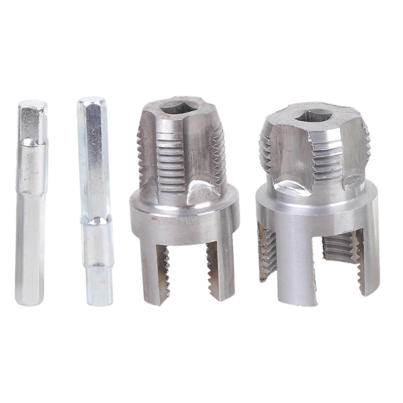 Pipe Threading Tool, PVC Pipe Threader 1/2'' 3/4'' Internal & External Pipe Threading Tool for Water Plumbing Multicolor