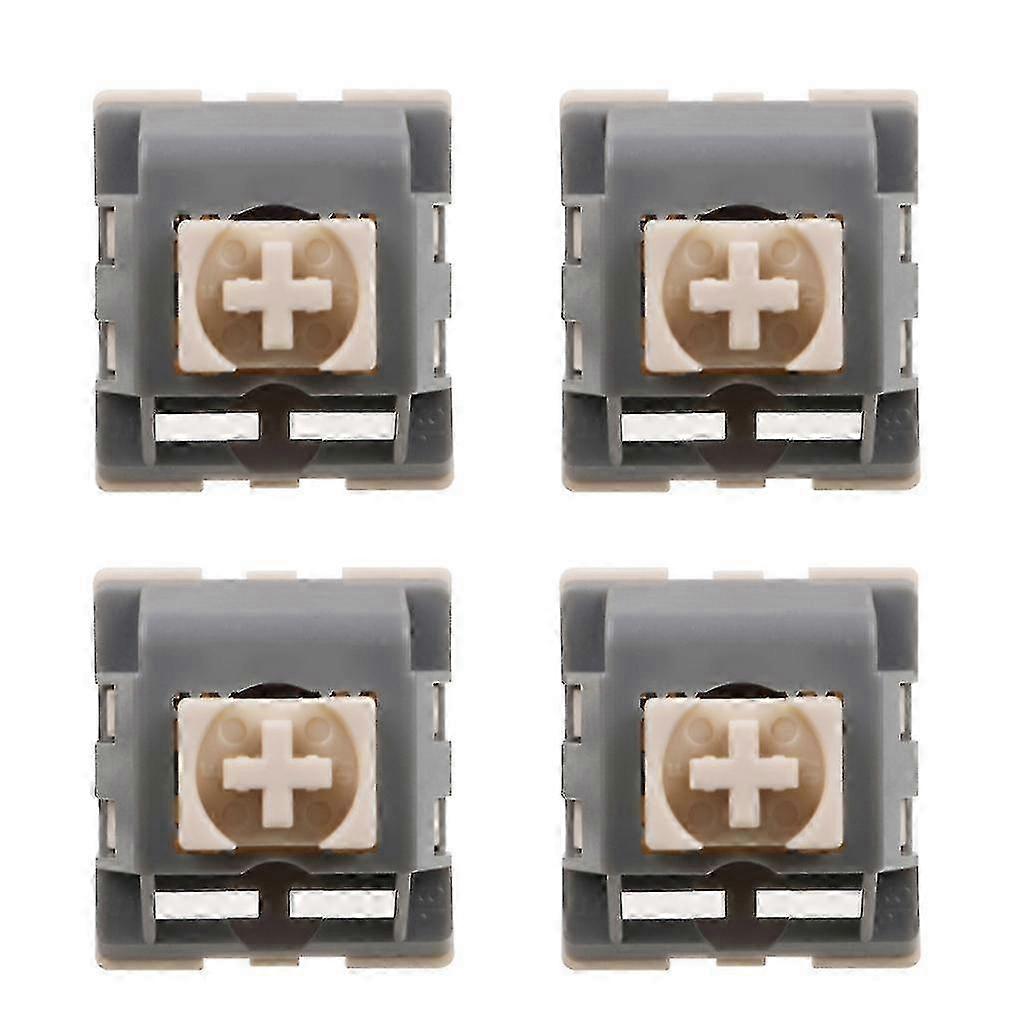 JWICK Gray White Linear Switch Dustproof Mechanical Keyboard Switches 4/10PCS