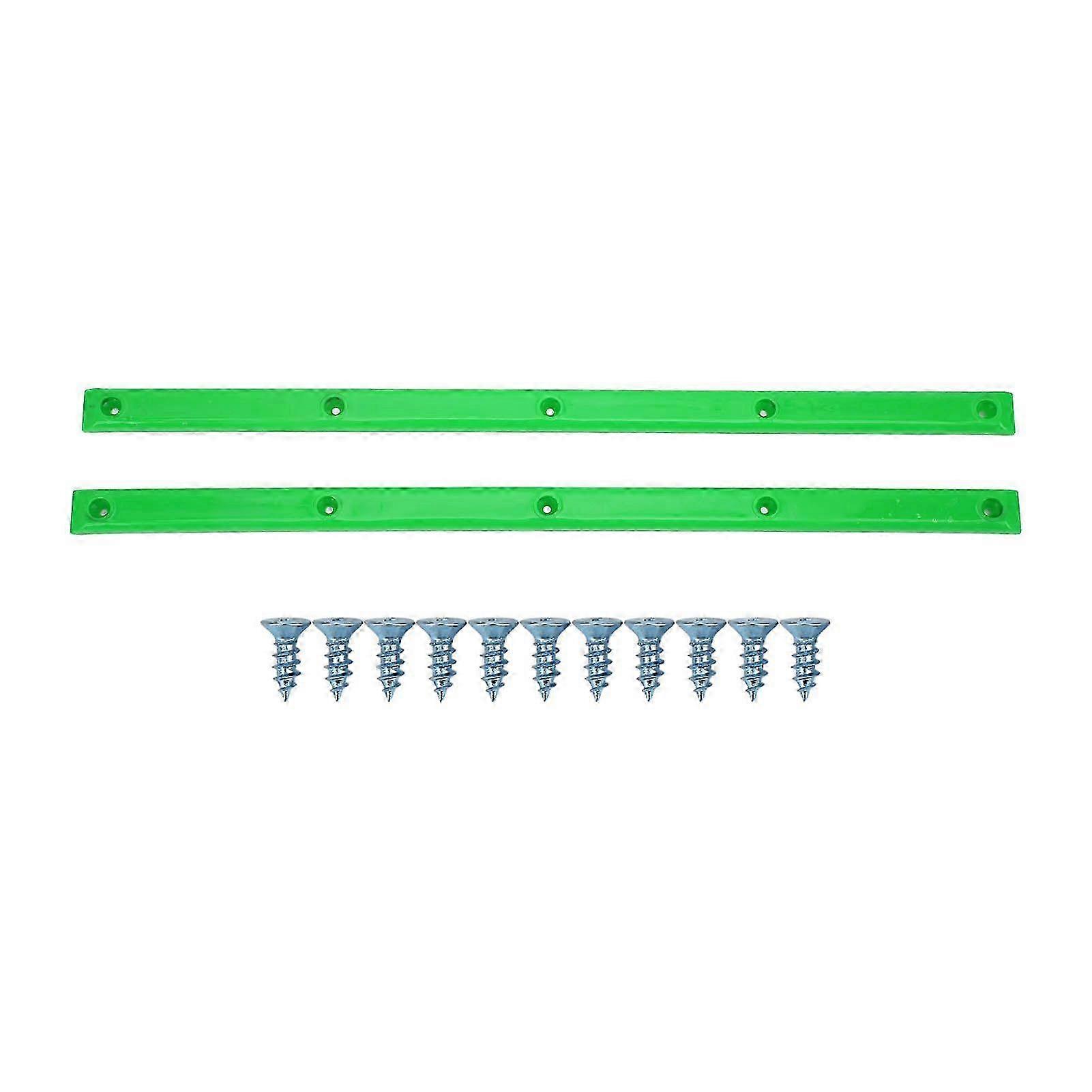 Rib Bones Rails Wear Resistant Durable Stable Flexible Glossy Appearance Longboard Rails Ribs BonesGreen