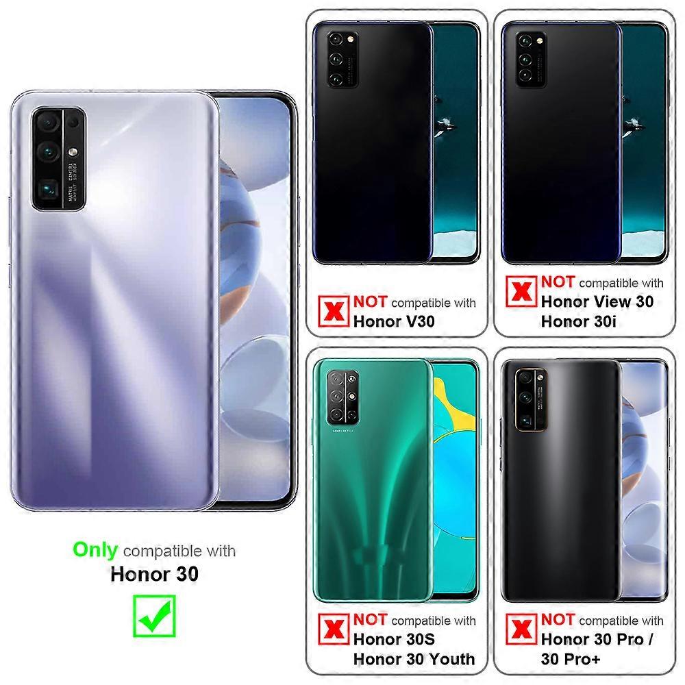 Honor 30 Case Protective Case - v džínovém vzhledu a funkce stojánku