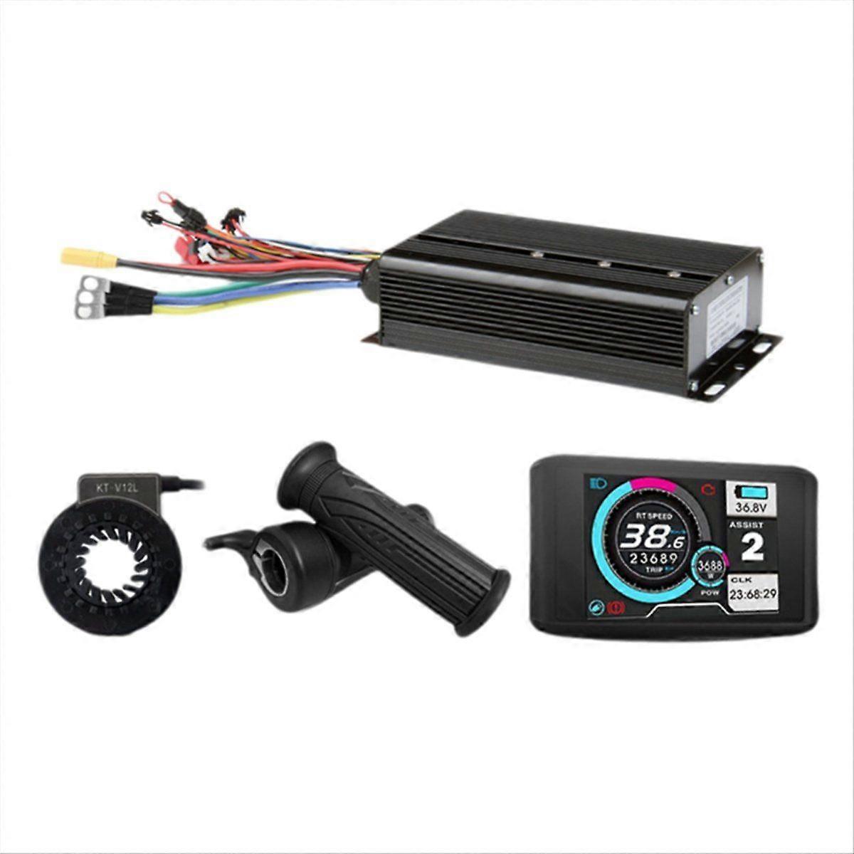 E-Bicycle Three Mode Controller Set 80A 48V -72V Sine Wave Controller UKC1 Display Color Screen E-B