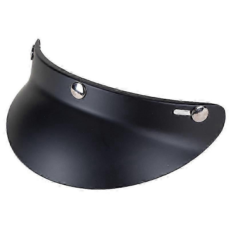 3-Snap Helmet Peak Lens Sun Shade Protector for 3/4 Open Face Helmet Visor