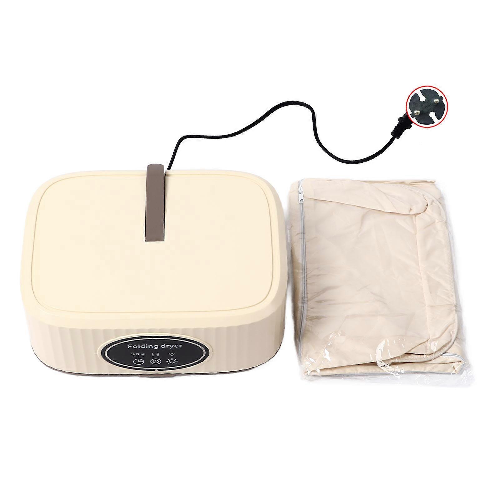 Clothes Dryer Portable Foldable Quiet Operation Timer Function Energy Saving Fast Drying Machine for Camping Apartment Dormitories