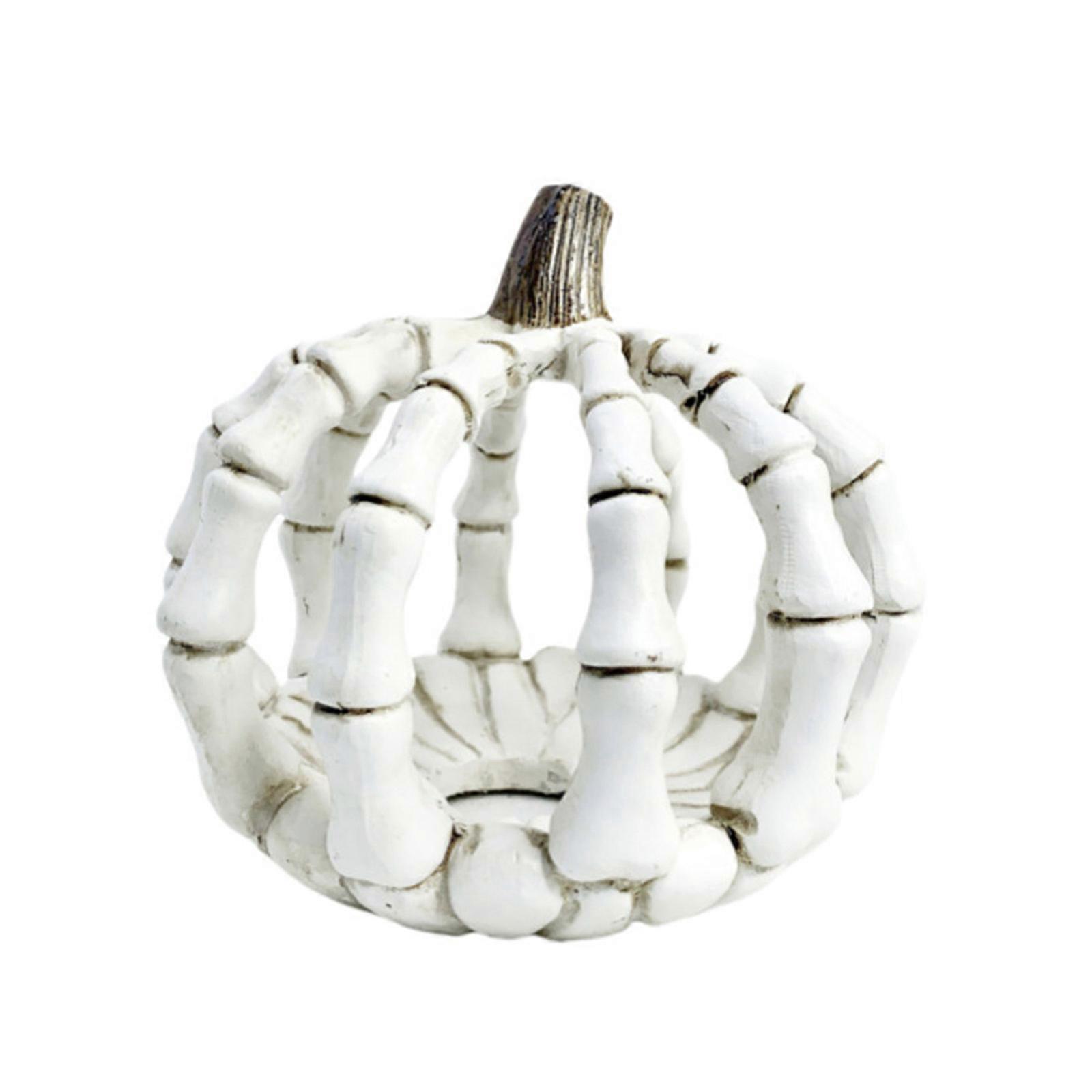 Incised Vegetable Skull Hand Display Permanent Rosin Creation Giftworthy Collectible Item Multicolor