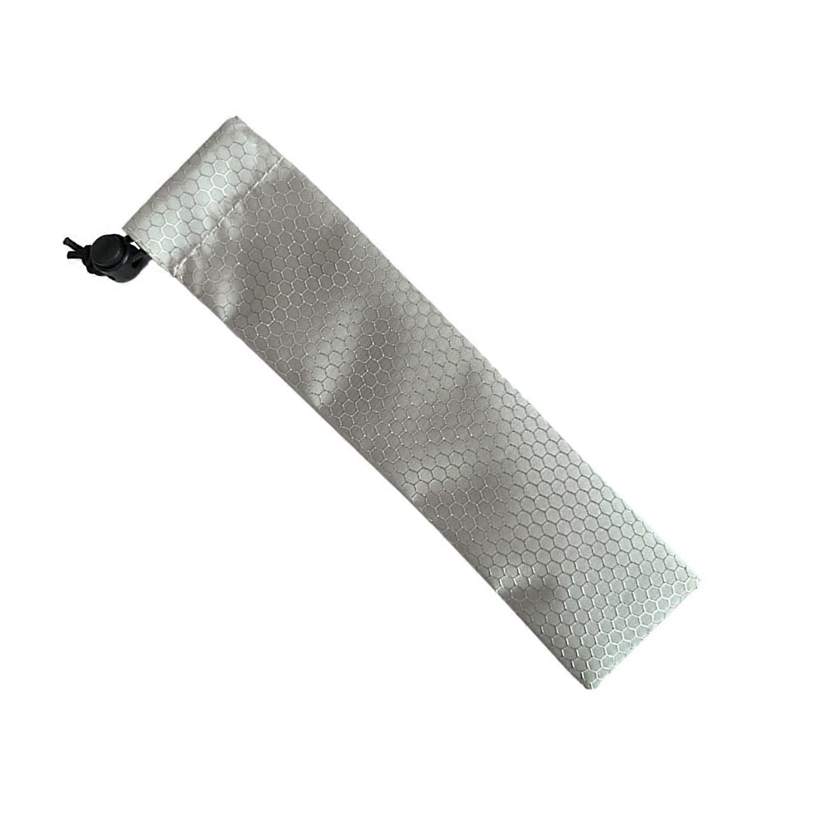 Sport Grade Badminton Grip Protector Waterproofed Locking System Easyly Maintenance Polyester Fabric  grey