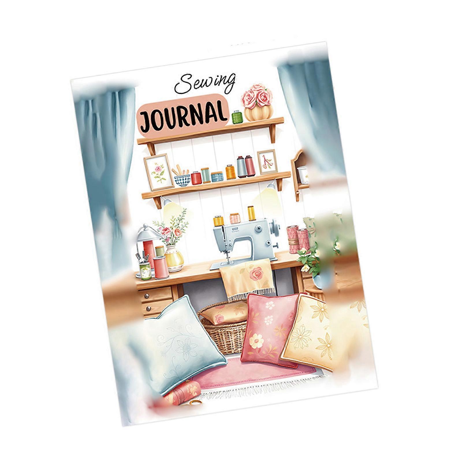 Professional Sewing Planner Notebook Light Weight Portable Quilting Project Journal for Notes Fabric Craft Recording Multicolor